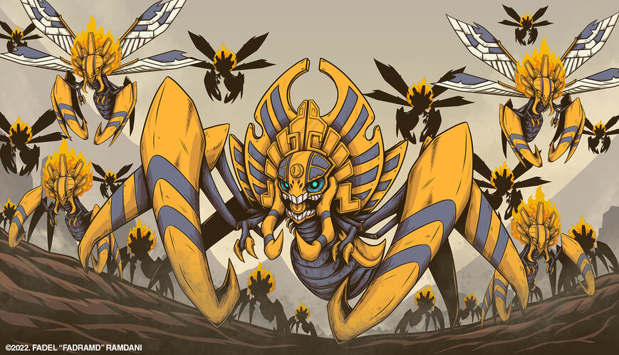 Magical Insect Creature 3-A